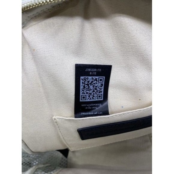 Rebecca Minkoff Net Mini Mab White Leather Backpack - Picture 8 of 11